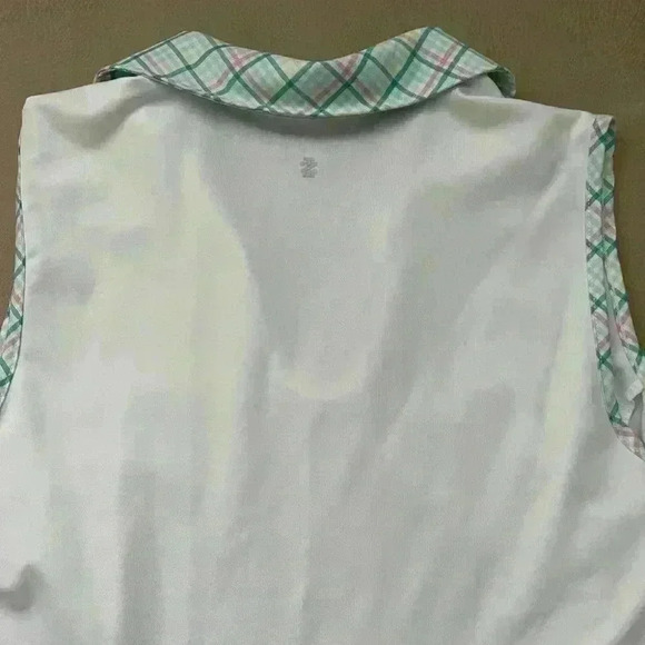 IZOD Women’s Golf Pleated back Tank Top: S - Picture 6 of 6